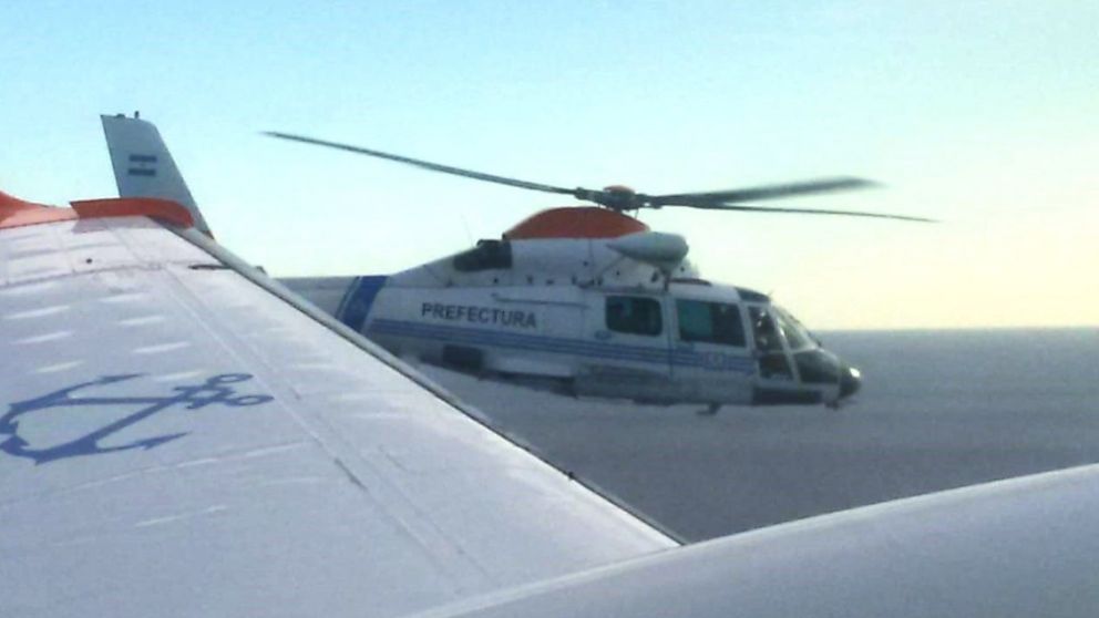 Familiares del maquinista del Rigel lo buscan con aviones