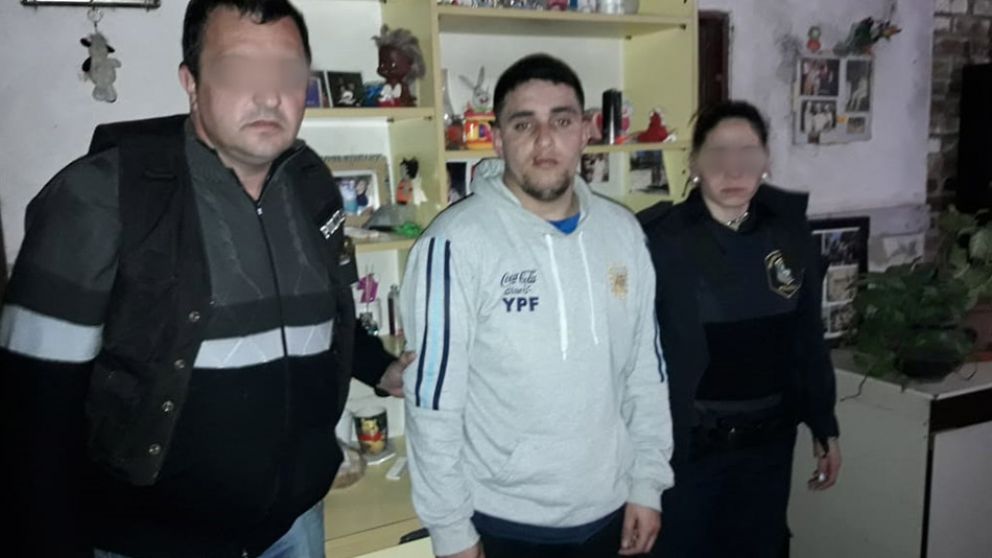 Guevara detenido por el femicidio dela enfermera.