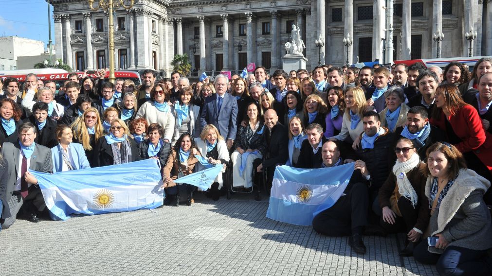 La vicepresidenta Gabriela Michetti se mostró en contra del aborto, días después que algunos integrantes de Cambiemos se mostraron a favor.