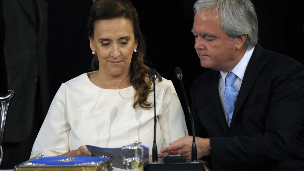 Michetti y Pinedo, dos de los que se pronunciaron en contra.