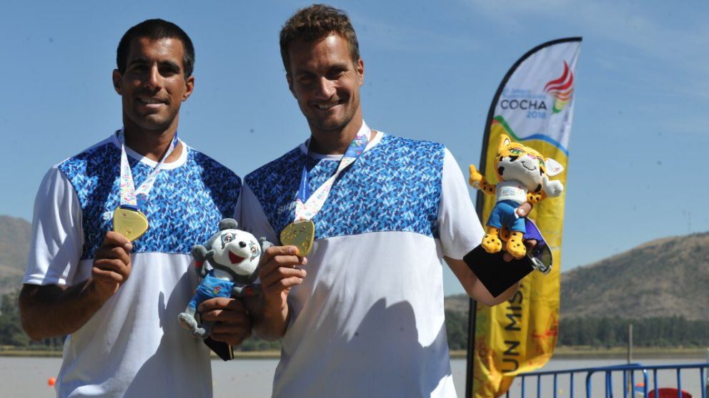 Díaz - Rosso y el oro en doble par de remos cortos.