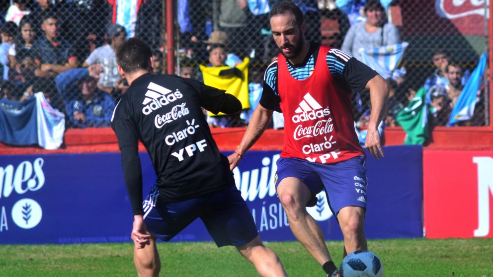 El 9 estuvo enchufado en la práctica.