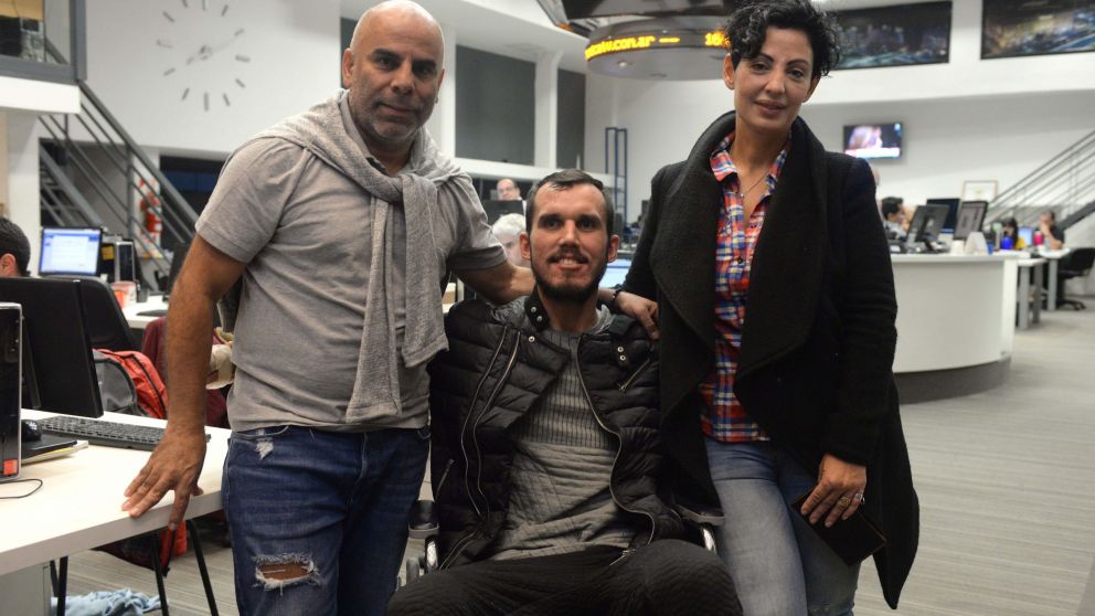 Lo conoci� junto a su novia Lorena. (Cr�nica/Nahuel Ventura)