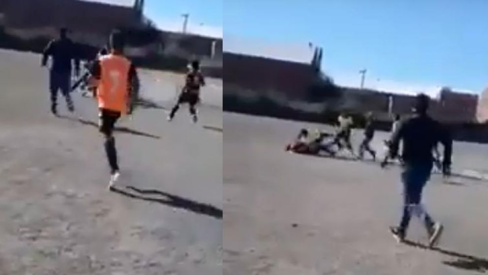 DT increpó y golpeó al árbitro que lo expulsó