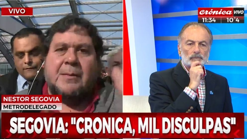 Segovia, tras el polémico audio: "Crónica, mil disculpas"