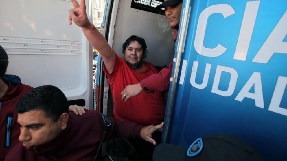 Segovia fue uno de los 16 trabajadores del subte detenidos.