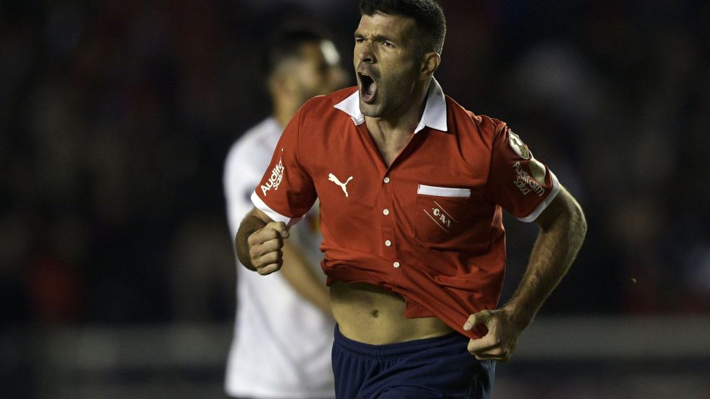 Gigilioti festeja el definitivo gol (AFP).