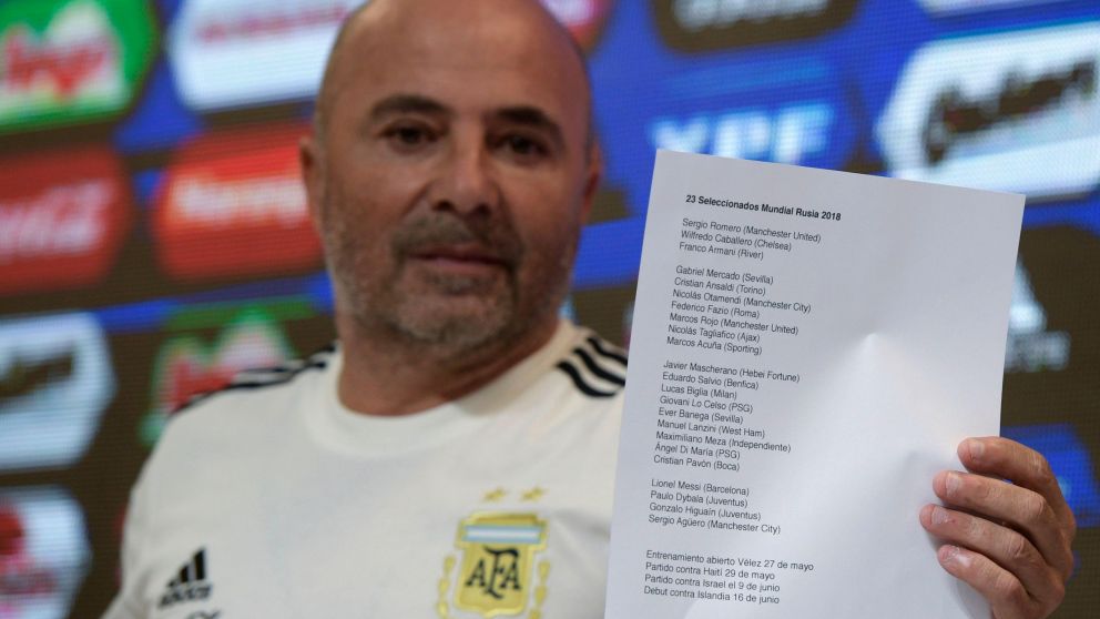 El director técnico de la Selección confirmó los convocados para Rusia 2018.