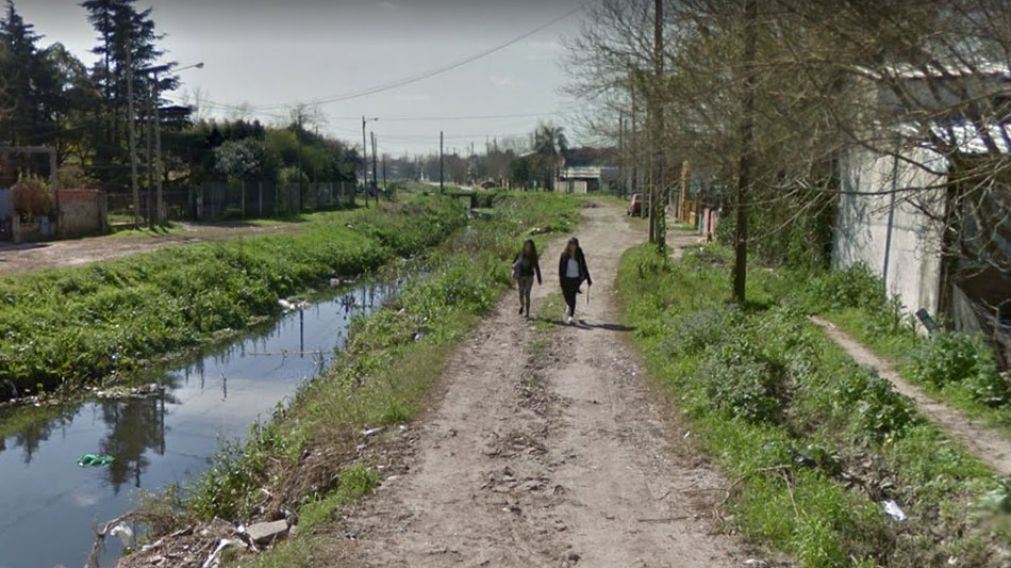 Parte de las diligencias se realizaron en esta humilde zona de Moreno. (Google Street View)