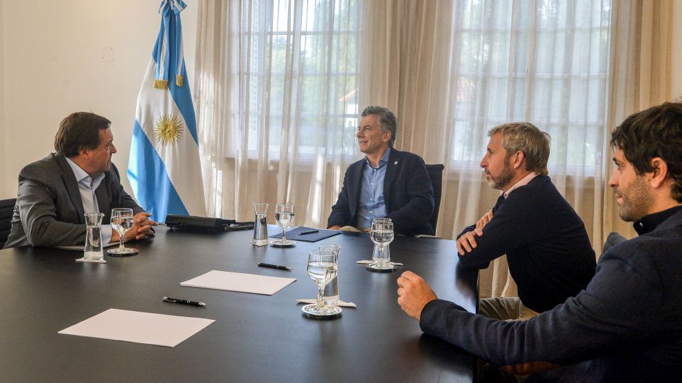 Weretilneck, mandatario rionegrino, fue recibido en Olivos por Macri y Frigerio, entre otros.