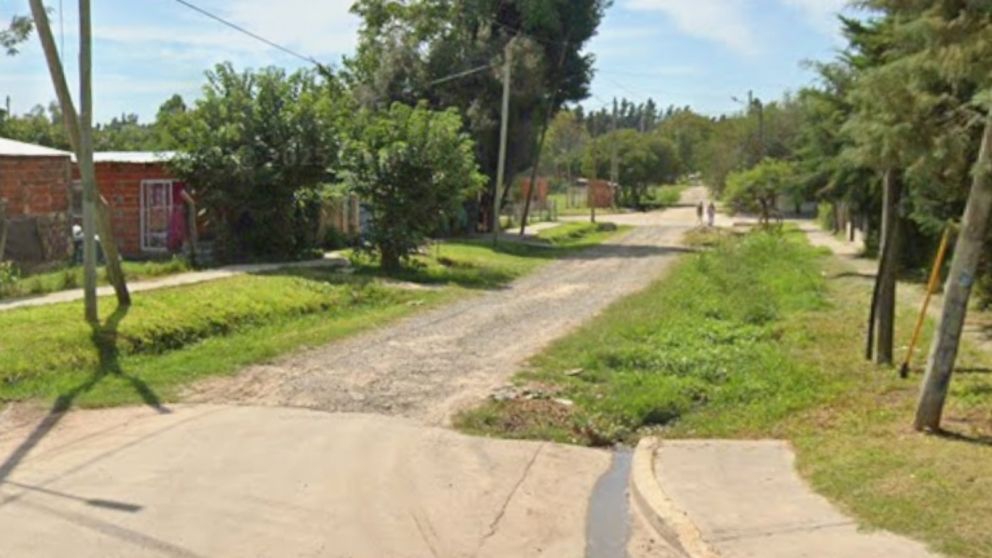 Acá, en este vecindario, se produjo el doble crimen.