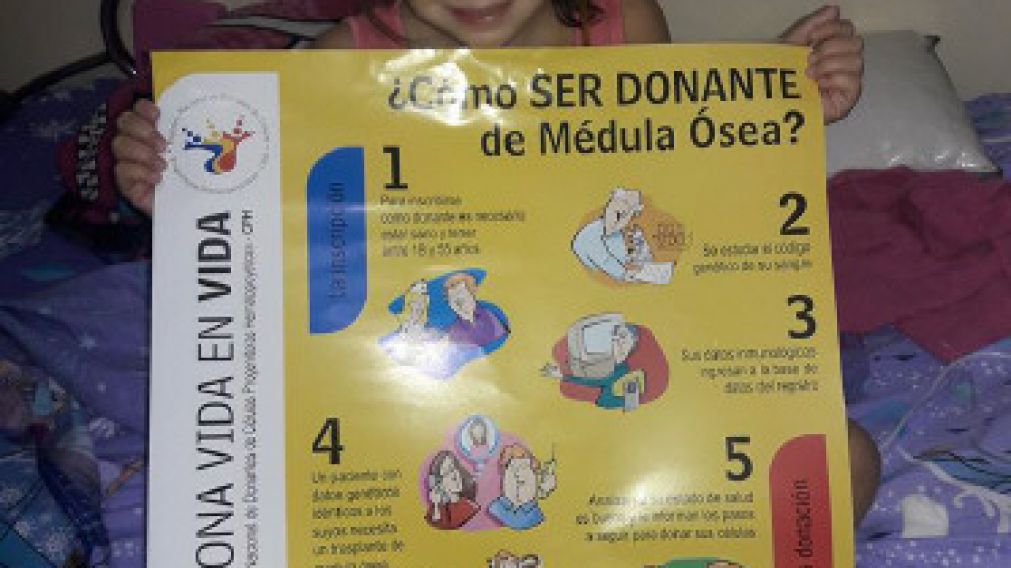 La pequeña de 9 años lucha contra una grave enfermedad.