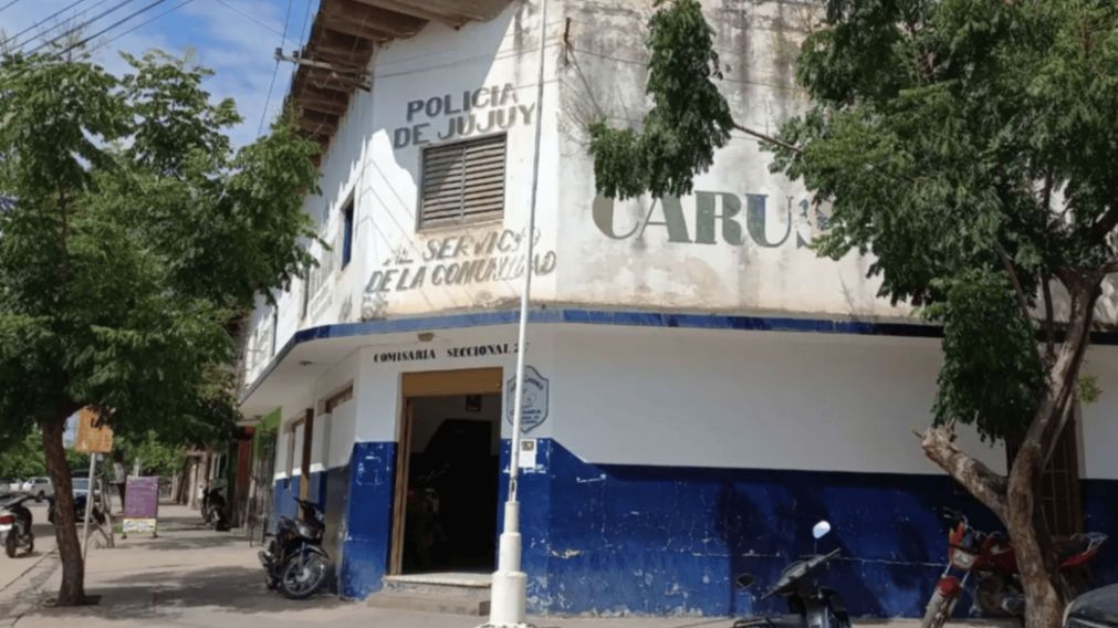 La dependencia policial que fue escenario del escándalo (Gentileza El Tribuno de Jujuy).