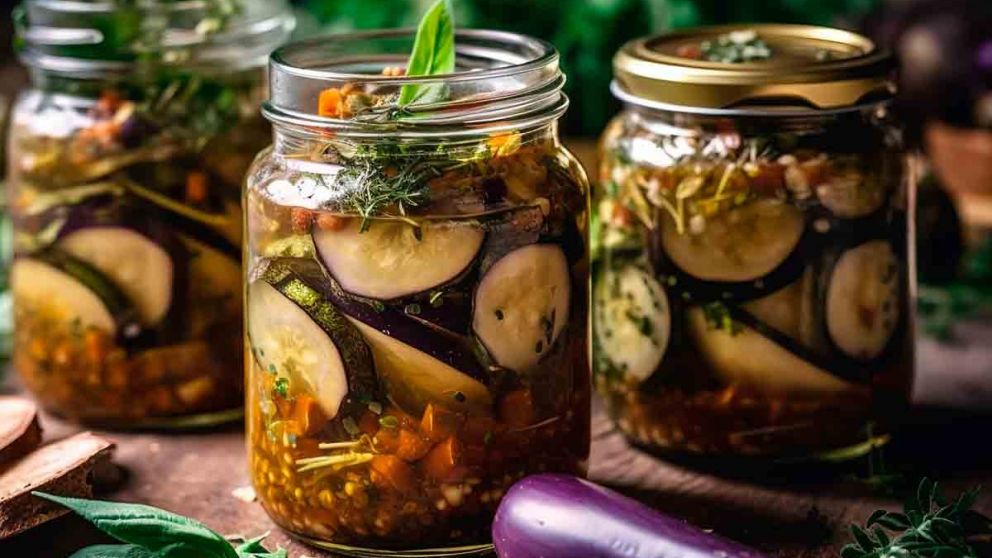 Cómo hacer berenjenas al escabeche y disfrutarlas todo el año