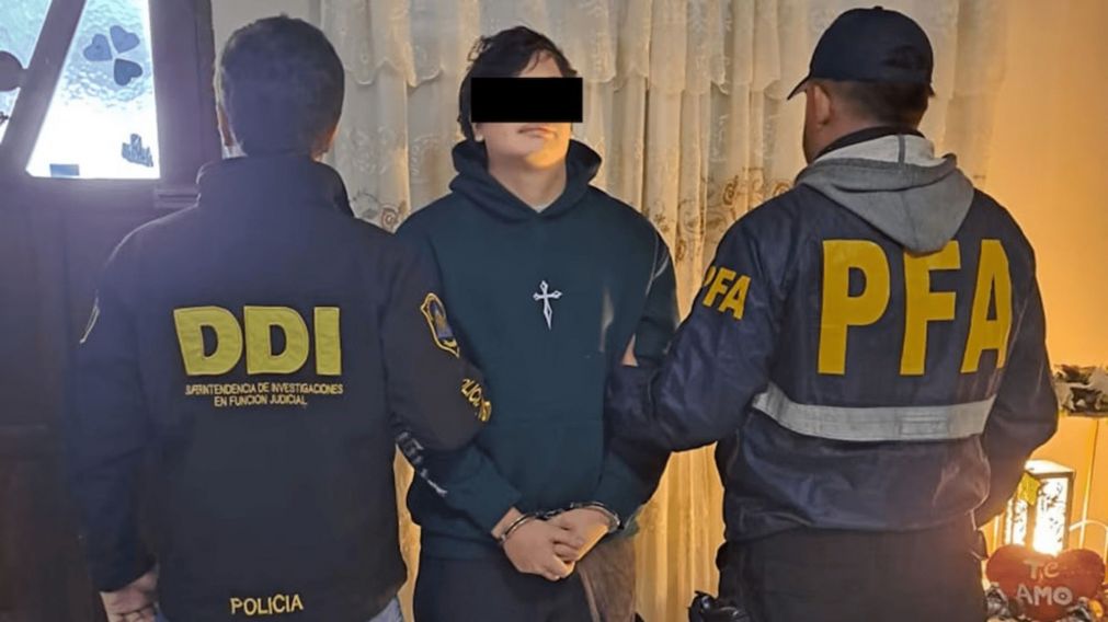 El detenido, Alejo Leonel Warles, alias “Shishi”.
