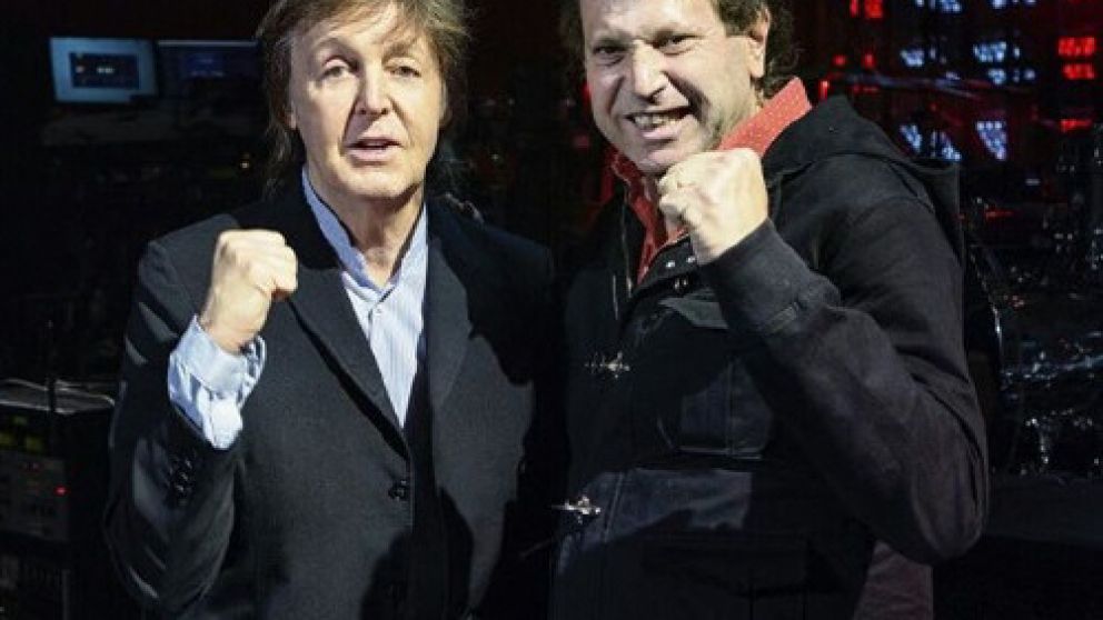 Bebe se codeó con grandes del rock, como Paul McCartney.