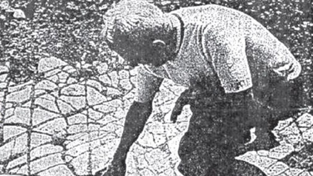 Las imágenes tomadas en 1969, del sitio descubierto en Oklahoma, eran por demás gráficas.