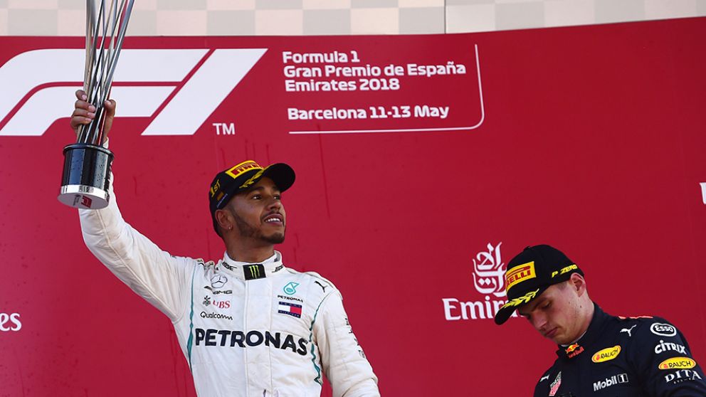 Lewis Hamilton, obtuvo dos triunfos seguidos y es el líder de la Formula 1. (AFP)