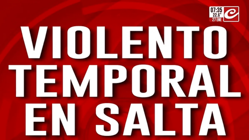 Violento temporal en Salta deja accesos cortados y zonas completamente aisladas