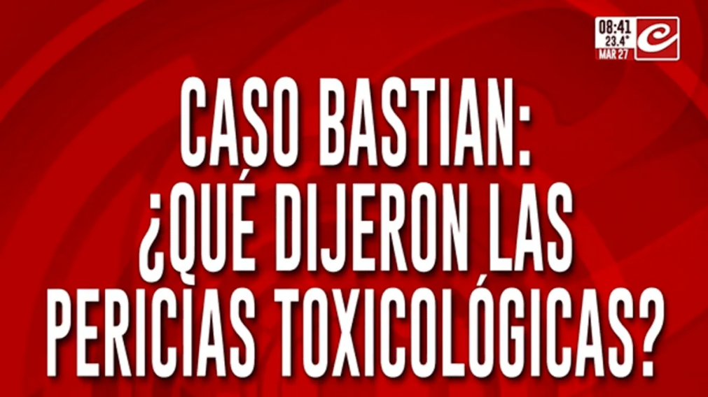 Mientras Bastian pelea por su vida se conocieron los resultados de las pericias toxicol�gicas