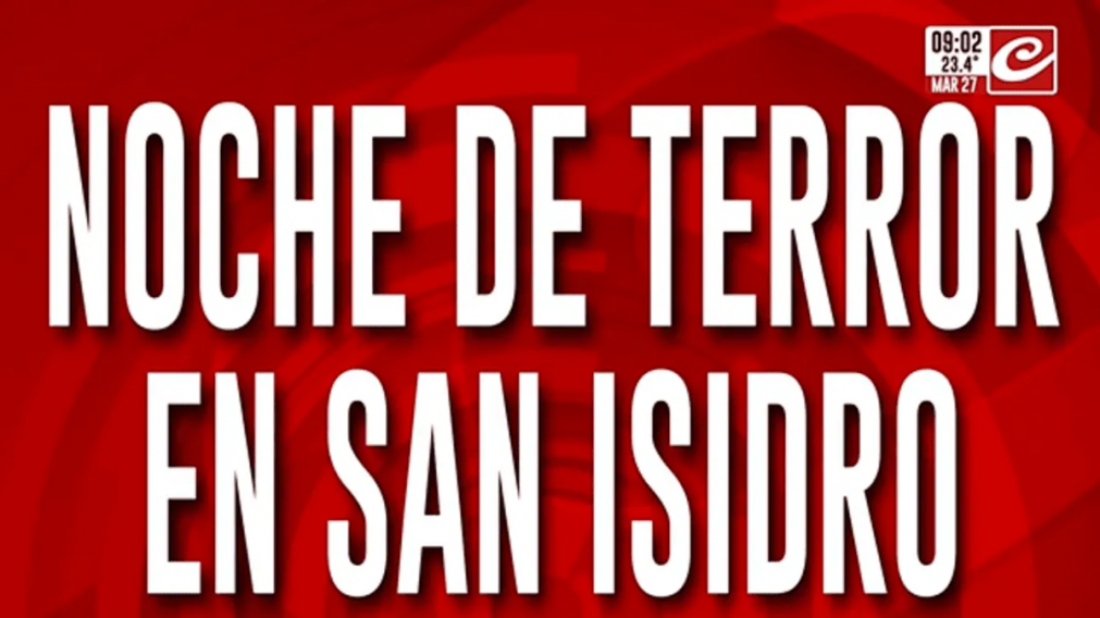Noche de terror en San isidro: los secuestraron, los torturaron y les robaron todo lo que pudieron