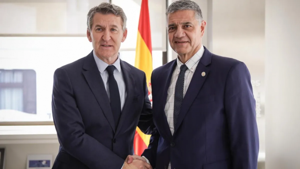 Jorge Macri en Madrid: encuentro con Alberto Núñez Feijóo y agenda de proyección internacional