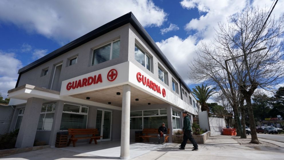 La mujer que result� herida fue atendida en el Hospital Municipal de Villa Gesell (Gentileza Municipalidad de Villa Gesell).