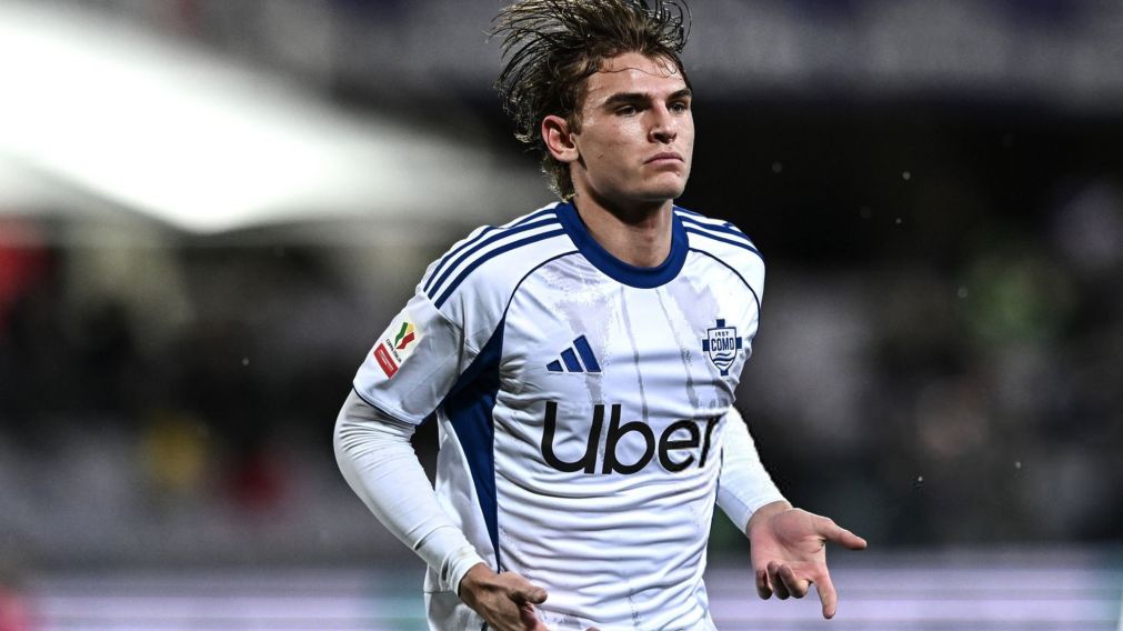Nico Paz convirtió y fue vital en el triunfo y clasificación de Como en la Copa Italia