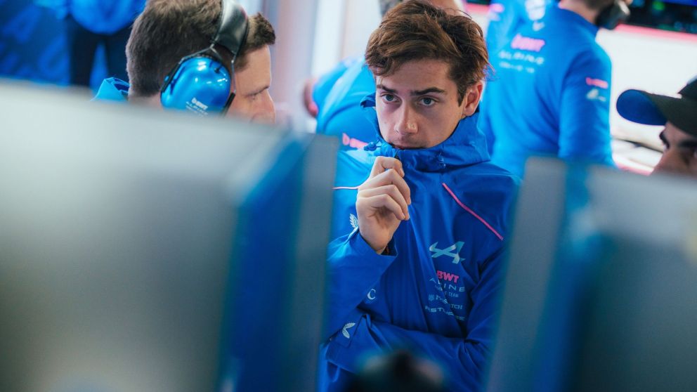 Franco Colapinto tuvo un gran día y quedó segundo con el Alpine en los test de la Fórmula 1 en Barcelona