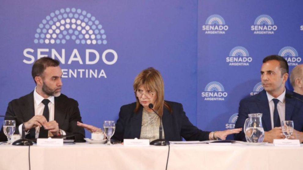 Reforma laboral: Patricia Bullrich se reunió en el Senado con jefes de bloques aliados
