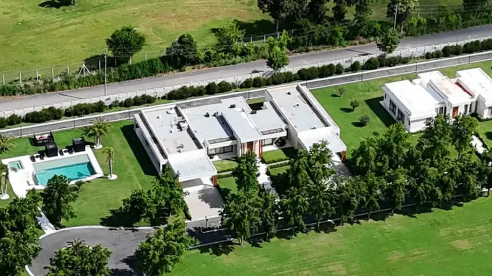 La mansi�n de Pilar que est� siendo investigada.