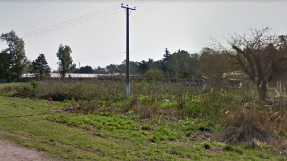 El dramático hecho se produjo en esta humilde y descampada zona.