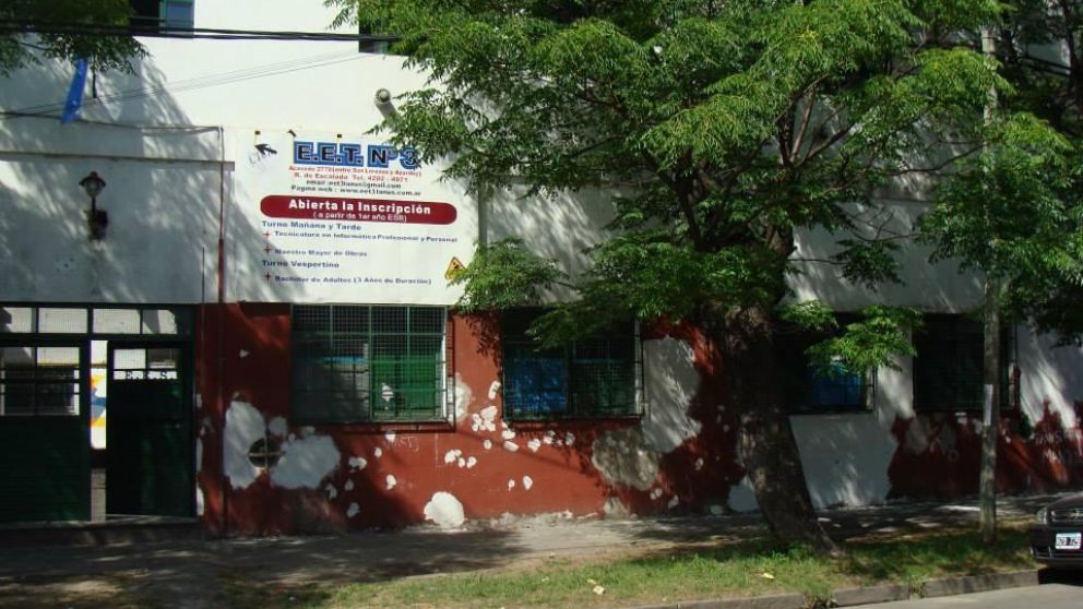 La escuela técnica donde ocurrieron los hechos.