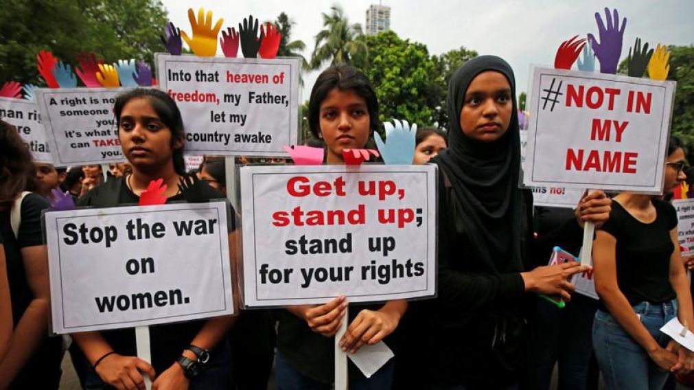 Protesta contra la violencia en Calcula, India. (Reuters)
