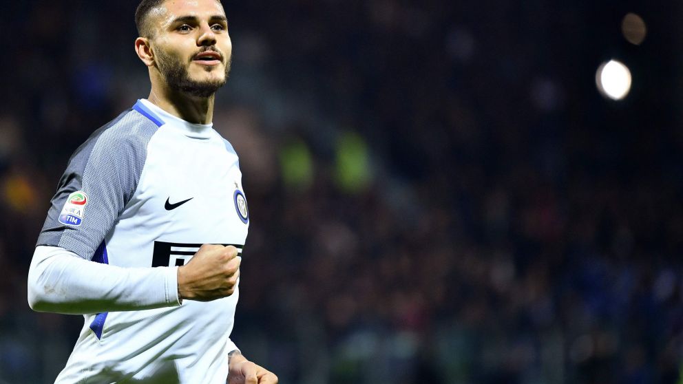 Mauro Icardi lleva 28 goles y está segundo en la tabla de goleadores de la liga italiana.
