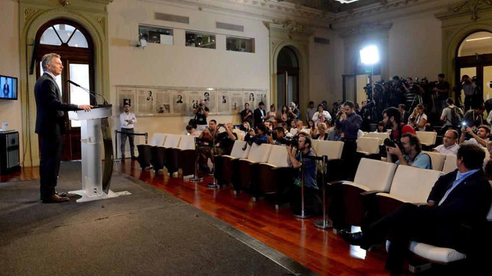 El presidente manifestó que quiere "libertad total de expresión" en Argentina.