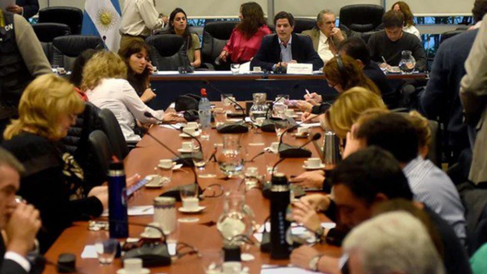 Durante esta reunión bloques opositores consiguieron dictamen para avanzar con el proyecto que propone actualizar las tarifas de luz y gas de acuerdo con la variación de los salarios. (Twitter)