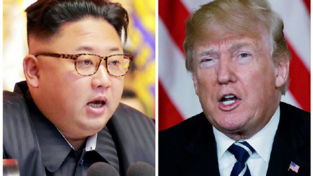 Kim Jong In y Donald Trump est�ran frente a frente. 