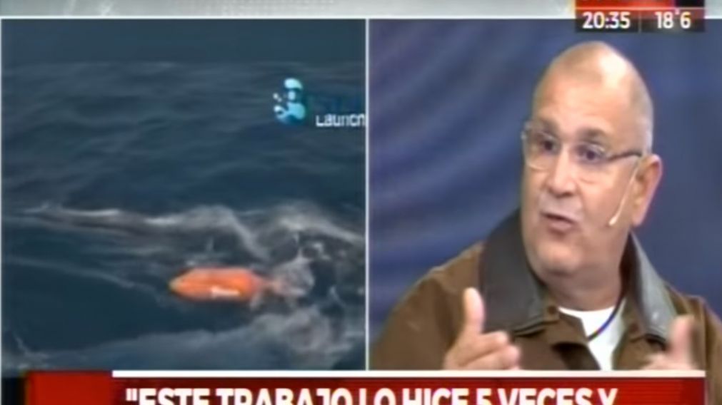 Marino en los estudios de Crónica TV HD
