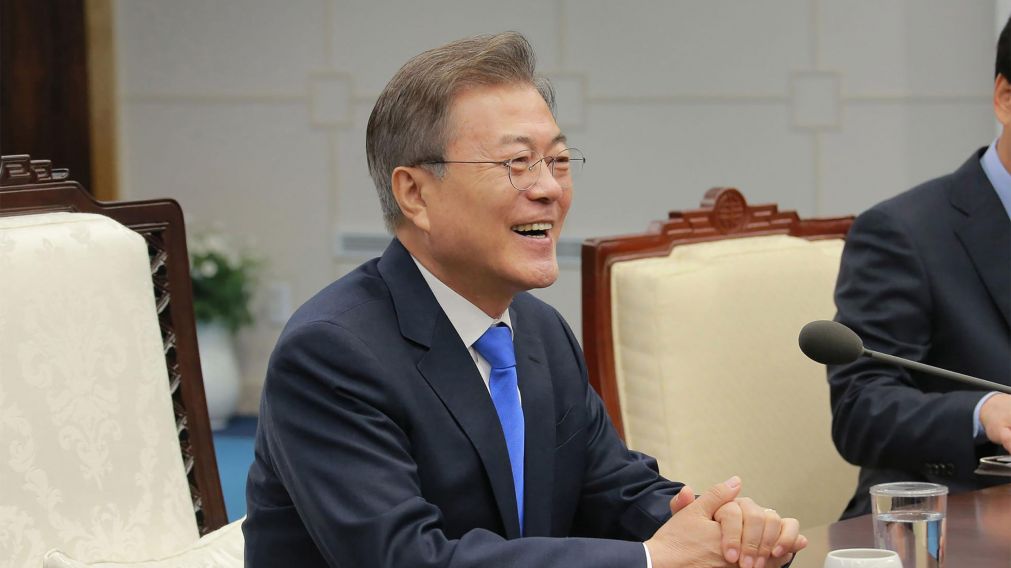 Moon Jae-in finalmente se reunió con Kim Jong Un