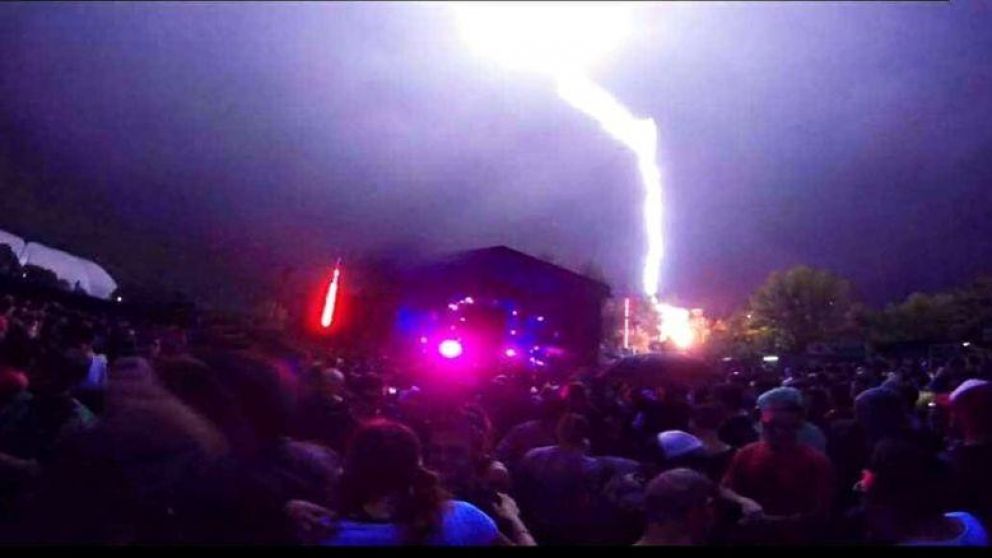 El rayo cayó 3.30 am según los testigos.