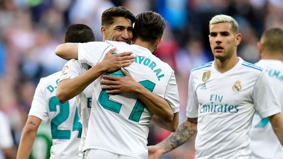 Mayoral. Marcó el segundo tanto para la "Casa Blanca". (AFP)