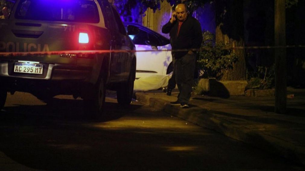 Escena del crimen en José Ingenieros.