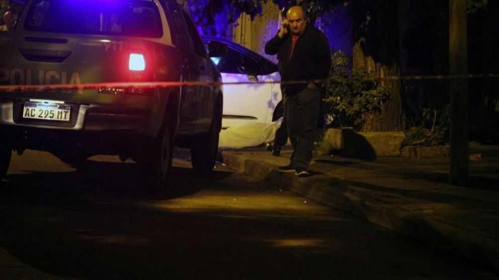 Escena del crimen en José Ingenieros.