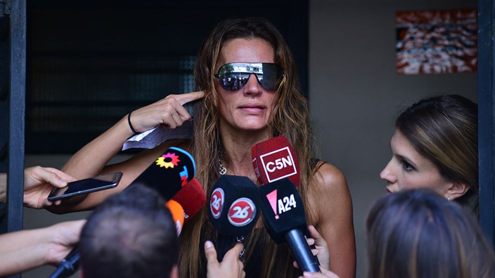 Natacha compareció ante la Justicia. (Jonatan Moreno/Diario Crónica)