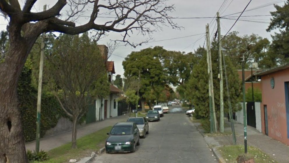 El hecho se produjo en este vecindario, en el sur del conurbano.