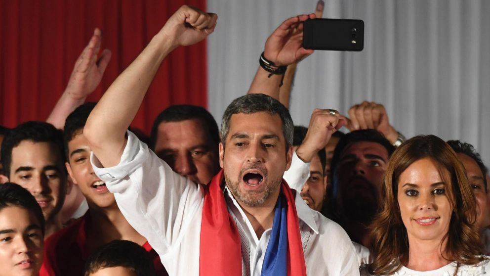 Mario Abdo Benítez, el presidente electo de Paraguay (AFP).