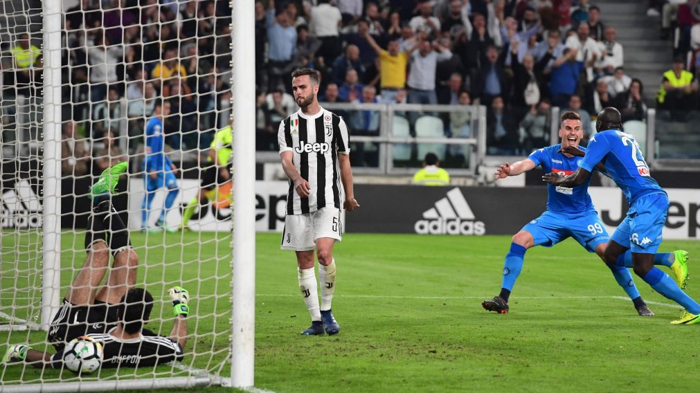 El gol del Napoli (AFP)