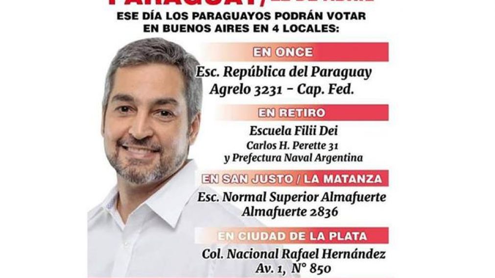 Estos son los lugares donde se puede votar a los candidatos.