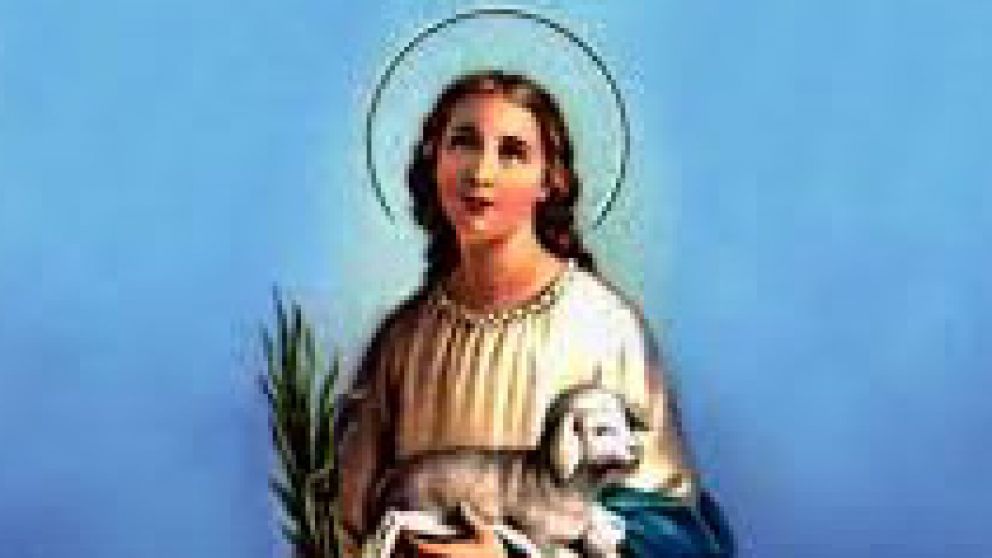 Santa Inés, en el recuerdo de la iglesia católica.